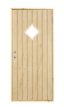 Boddør med vindu høyrehengt 94,8 x 205 cm